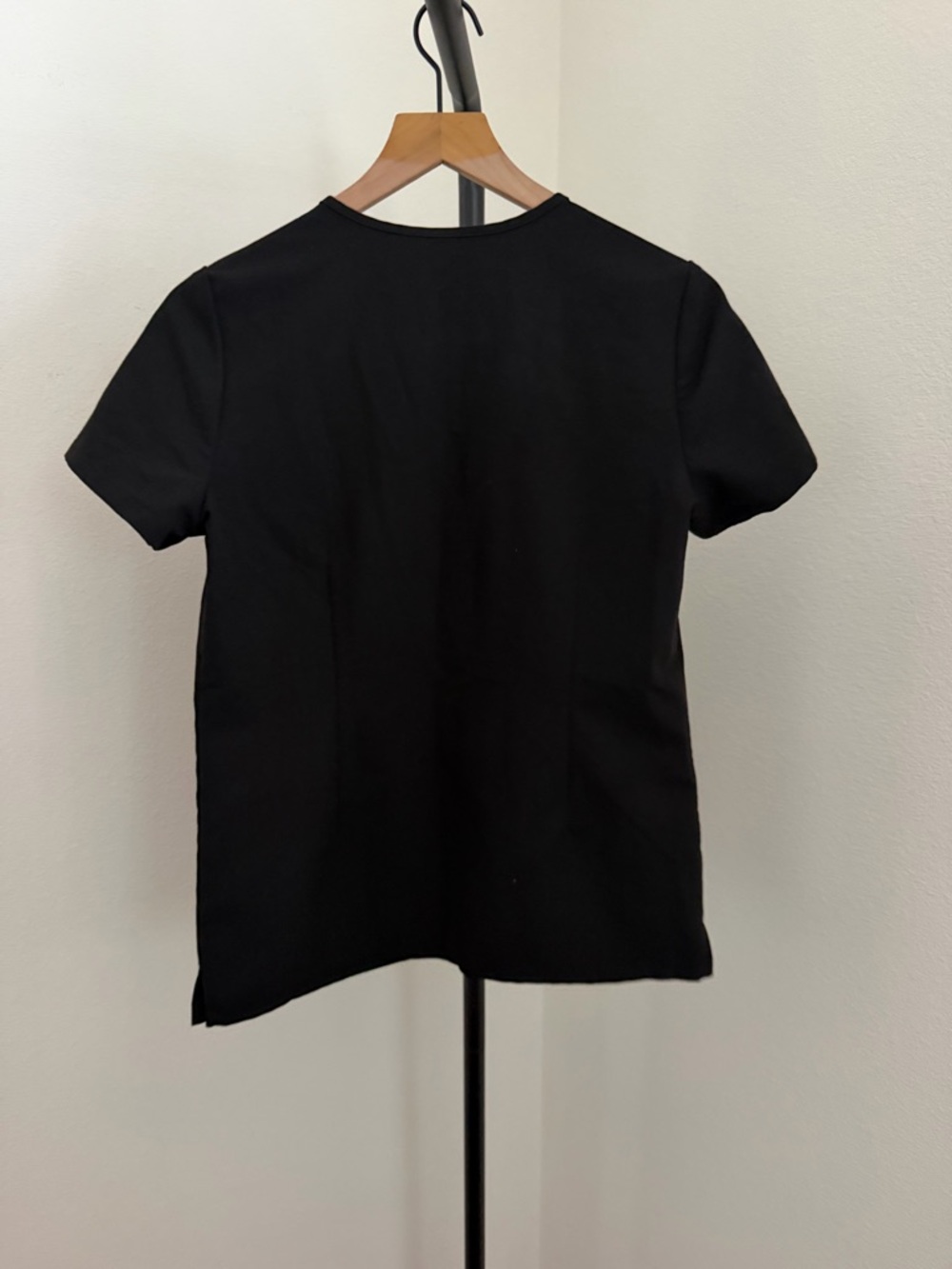 Figs Women's V-Neck Scrub Top — Black & Teal lagoon XS XXS - Picture 13 of 13